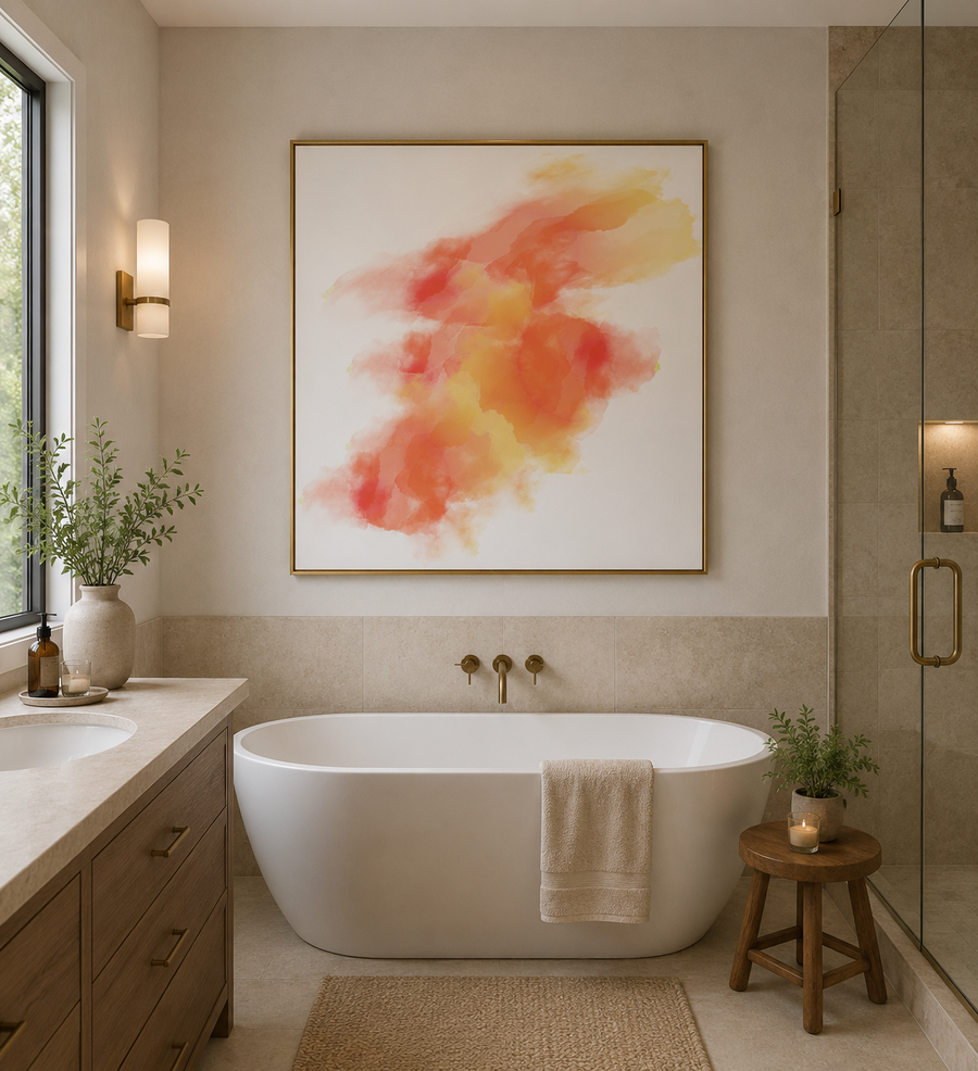 "Blush of Dawn" Framed Print