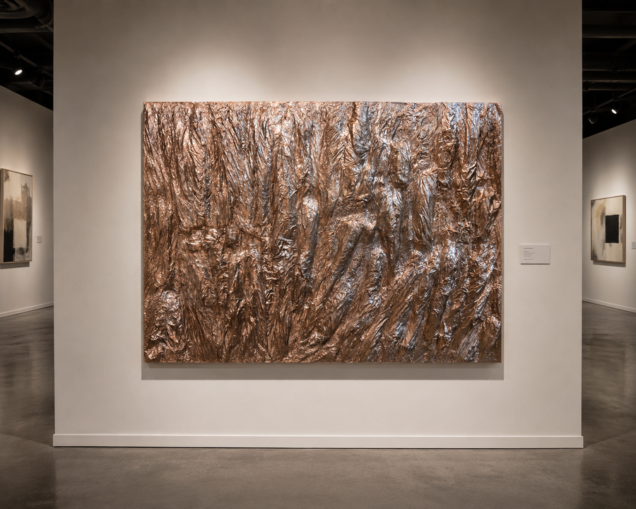 "Bronze Reverie" Wrapped Canvas