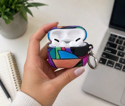 Prism Pop Abstract AirPods Case