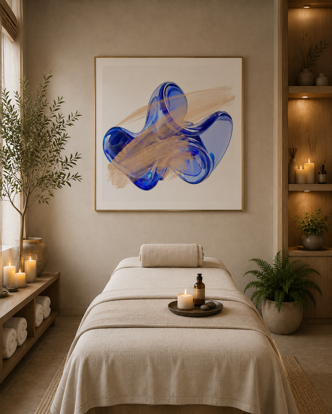 "Fluid Horizon" Canvas