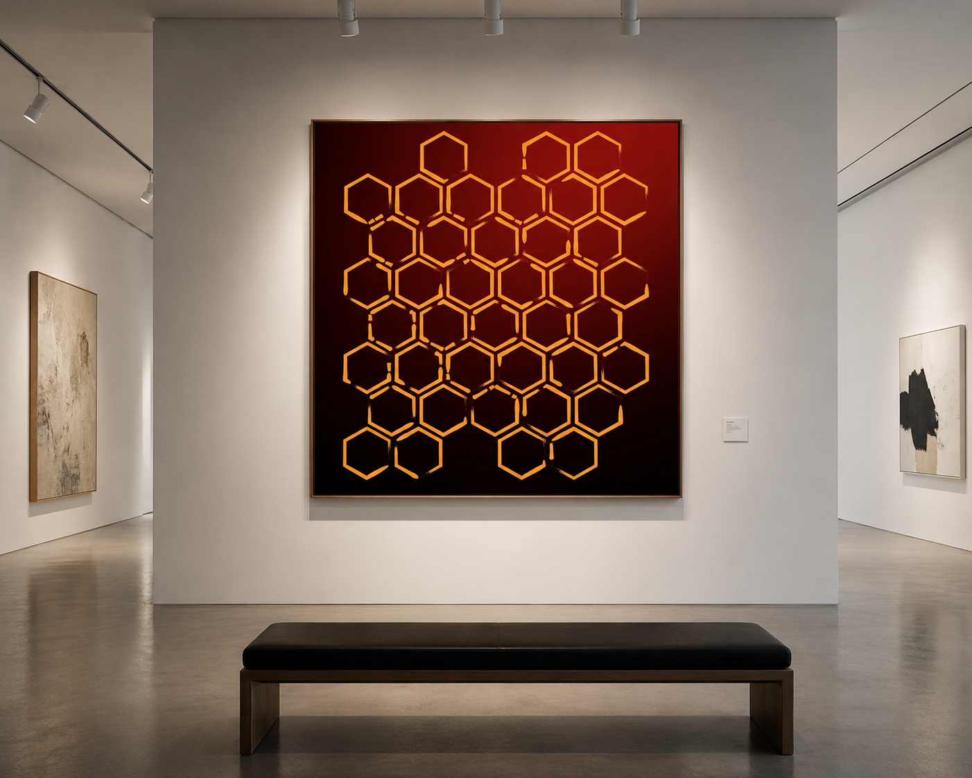 "Golden Hive" Framed Print