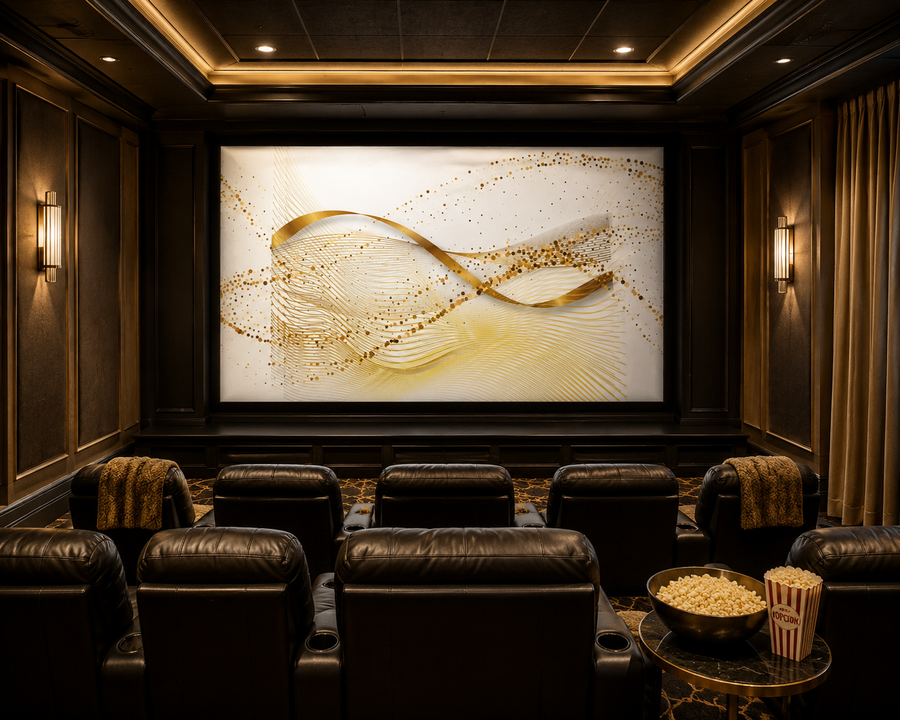 "Golden Rhythm" Wrapped Canvas