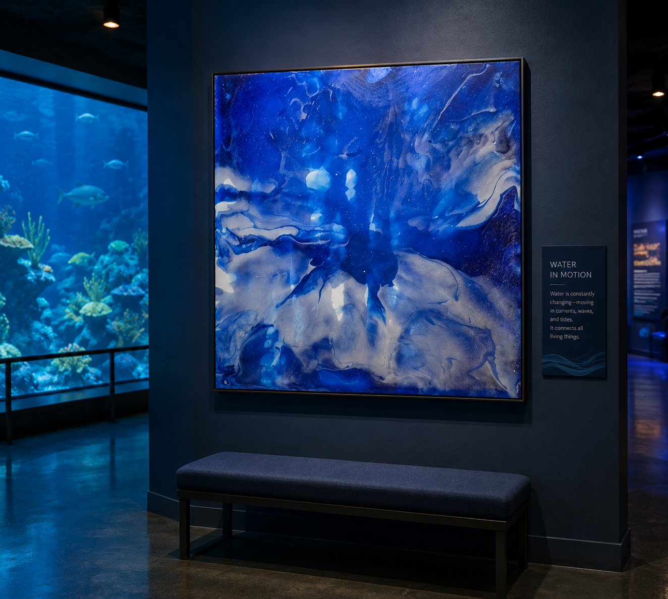 "Midnight Tide" Framed Print