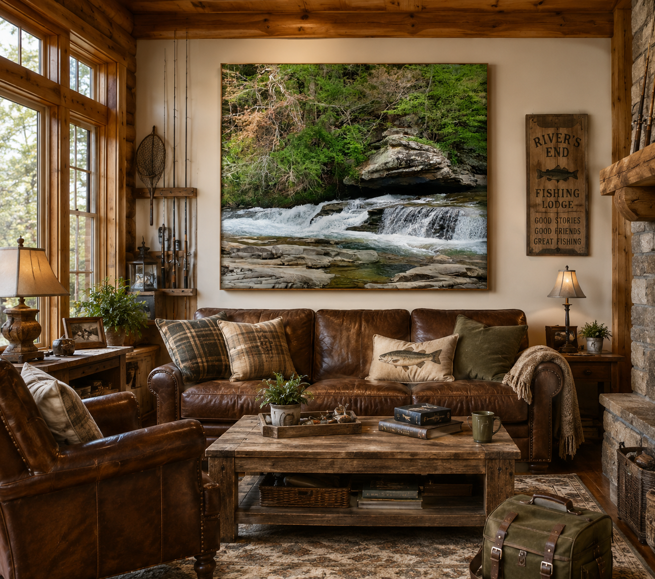 "Quiet Current" Framed Print