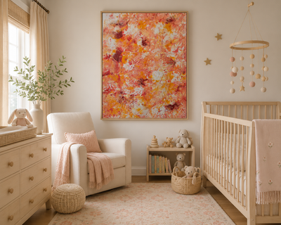 "Sunlit Bloom" Wrapped Canvas
