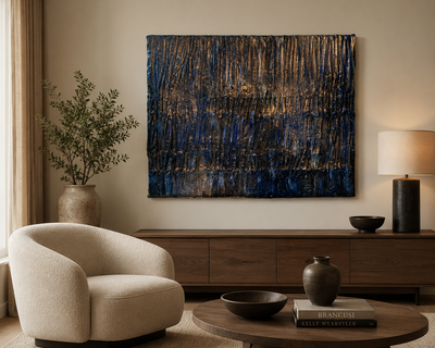 "Tidal Veins" Wrapped Canvas