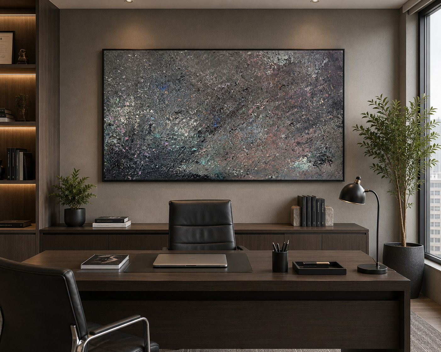 "Urban Echo" Framed Print